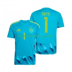 Camiseta 1ª España David Raya 1 Portero Hombre Copa Mundial 2026 Manga Corta