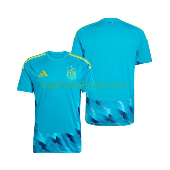 Camiseta 1ª España Portero Hombre Copa Mundial 2026 Manga Corta