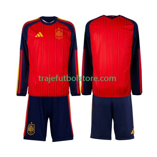 Camiseta 1ª España Niño Copa Mundial 2026 ML