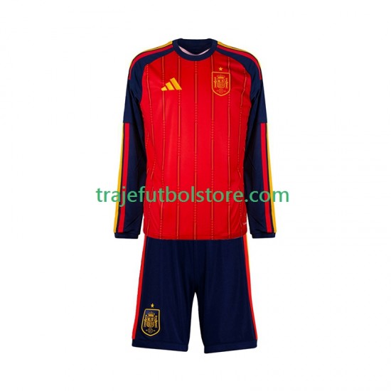 Camiseta 1ª España Niño Copa Mundial 2026 ML