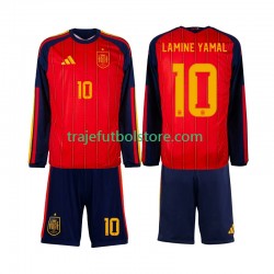 Camiseta 1ª España Lamine Yamal 10 Niño Copa Mundial 2026 ML