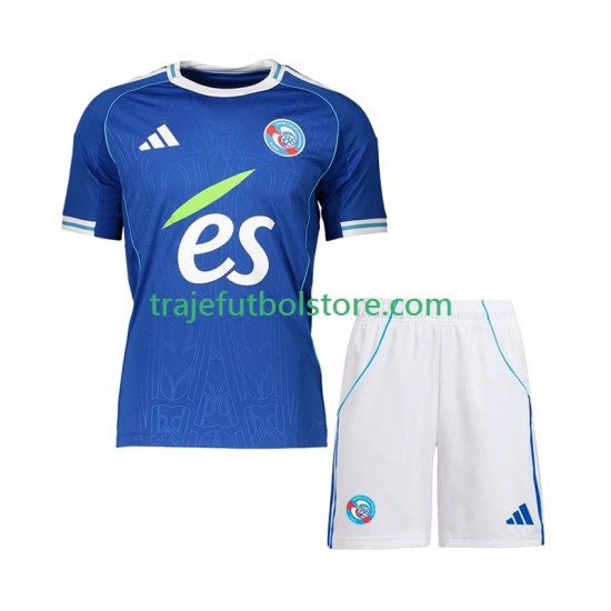Camiseta 1ª Strasbourg Niño 2025-2026 Manga Corta