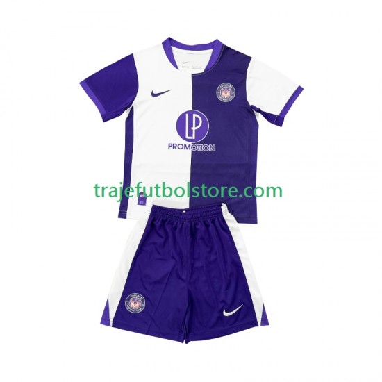 Camiseta 1ª Toulouse Niño 2025-2026 Manga Corta
