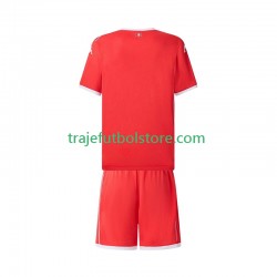 Camiseta 1ª Túnez Niño 2025 Manga Corta