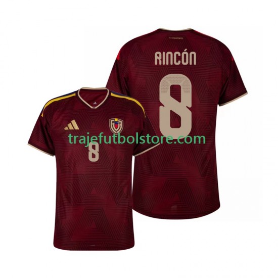 Camiseta 1ª Venezuela Tomas Rincon 8 Hombre 2026 Manga Corta