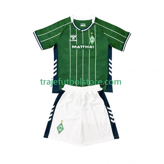 Camiseta 1ª Werder Bremen Niño 2025-2026 Manga Corta