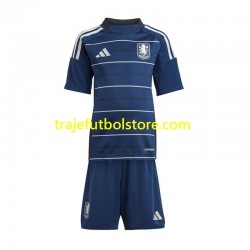 Camiseta 3ª Aston Villa Niño 2024-2025 Manga Corta