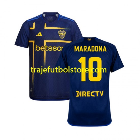 Camiseta 3ª Boca Juniors MARADONA 10 Hombre 2024-2025 Manga Corta