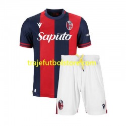 Camiseta 1ª Bologna Niño 2024-2025 Manga Corta