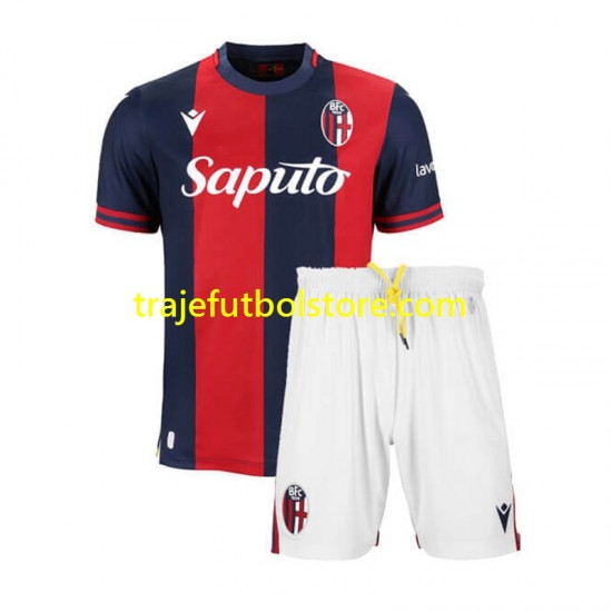 Camiseta 1ª Bologna Niño 2024-2025 Manga Corta