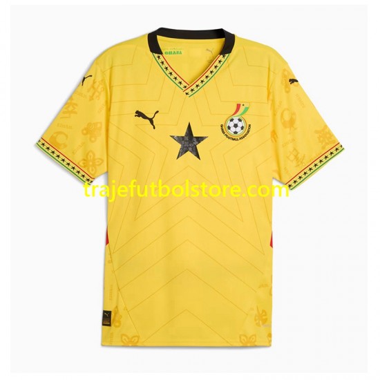 Camiseta 2ª Ghana Hombre 2024 Manga Corta