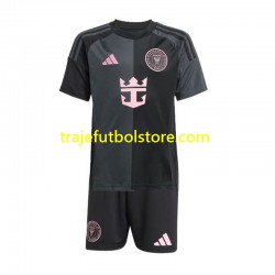 Camiseta 2ª Inter Miami Niño 2024-2025 Manga Corta