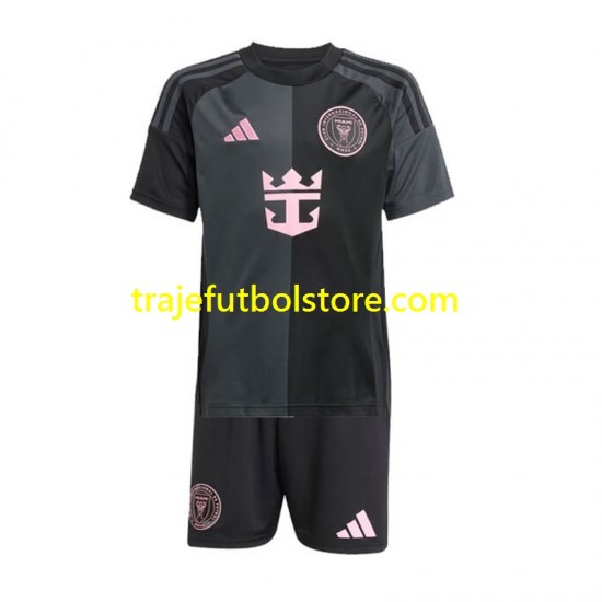 Camiseta 2ª Inter Miami Niño 2024-2025 Manga Corta