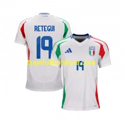 Camiseta 2ª Italia Mateo Retegui 19 Hombre 2024 Manga Corta