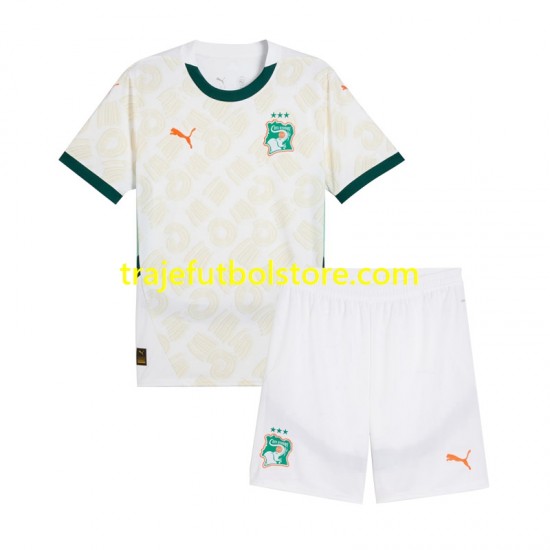 Camiseta 2ª Costa De Marfil Niño 2025 Manga Corta