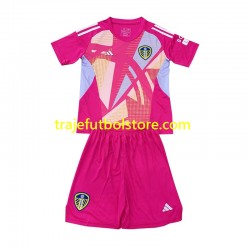 Camiseta 3ª Leeds United Portero Niño 2024-2025 Manga Corta