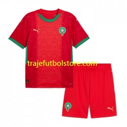 Camiseta 1ª Marruecos Niño 2024 Manga Corta