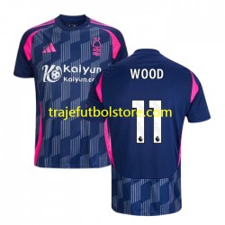Camiseta 2ª Nottingham Forest Chris Wood 11 Hombre 2024-2025 Manga Corta