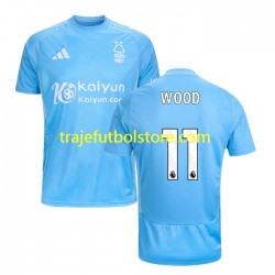 Camiseta 3ª Nottingham Forest Chris Wood 11 Hombre 2024-2025 Manga Corta