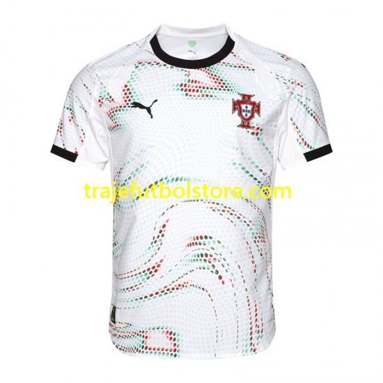 Camiseta 2ª Portugal Hombre 2025 Manga Corta