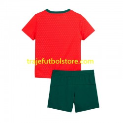 Camiseta 1ª Portugal Niño 2025 Manga Corta