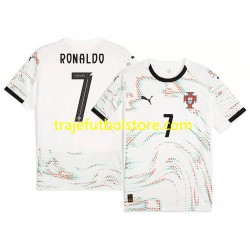 Camiseta 2ª Portugal RONALDO 7 Hombre 2025 Manga Corta