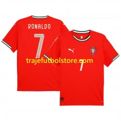 Camiseta 1ª Portugal RONALDO 7 Hombre 2025 Manga Corta