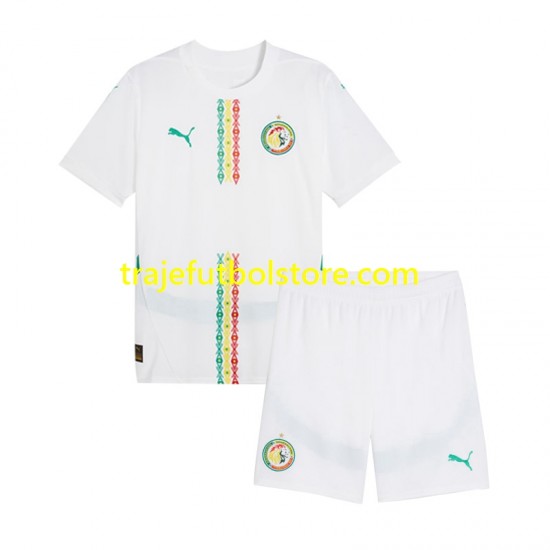 Camiseta 1ª Senegal Niño 2025 Manga Corta