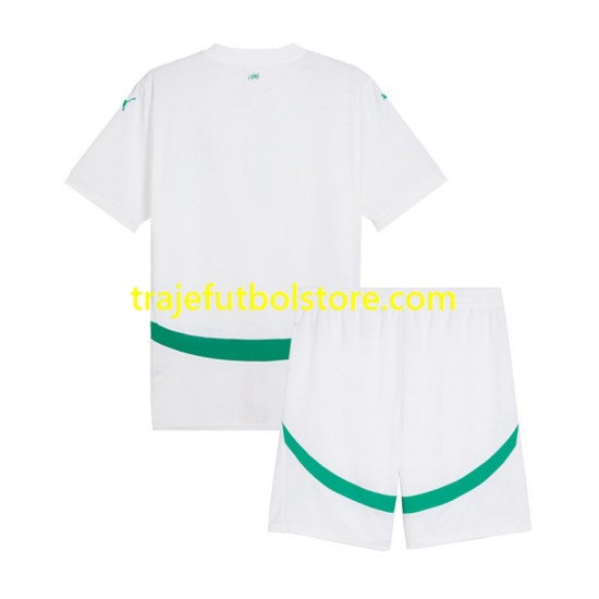 Camiseta 1ª Senegal Niño 2025 Manga Corta
