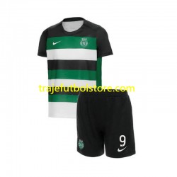 Camiseta 1ª Sporting CP Gyokeres 9 Niño 2024-2025 Manga Corta