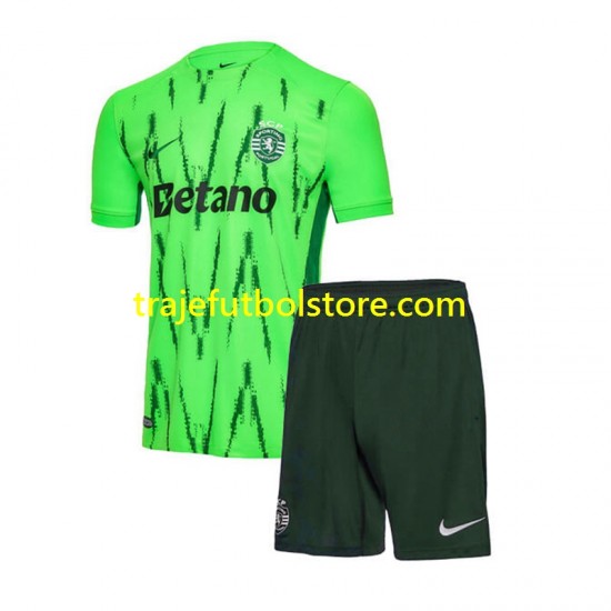 Camiseta 3ª Sporting CP Niño 2024-2025 Manga Corta