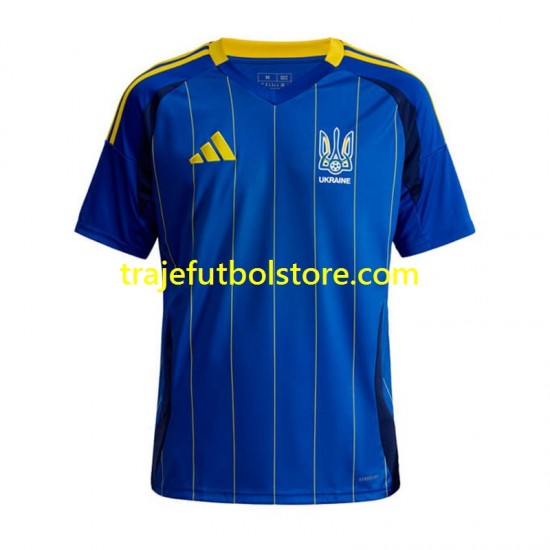 Camiseta 2ª Ucrania Hombre 2024 Manga Corta