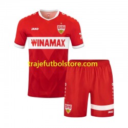 Camiseta 2ª VfB Stuttgart Niño 2024-2025 Manga Corta