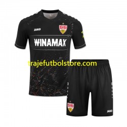 Camiseta 3ª VfB Stuttgart Niño 2024-2025 Manga Corta