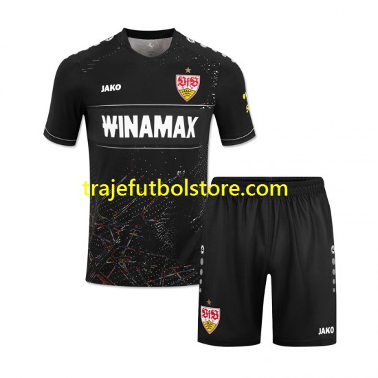 Camiseta 3ª VfB Stuttgart Niño 2024-2025 Manga Corta