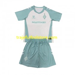 Camiseta 2ª Werder Bremen Niño 2024-2025 Manga Corta