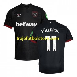 Camiseta 2ª West Ham United FULLKRUG 11 Hombre 2024-2025 Manga Corta