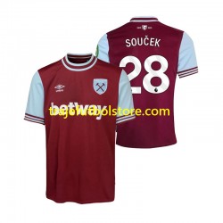 Camiseta 1ª West Ham United SOUCEK 28 Hombre 2024-2025 Manga Corta