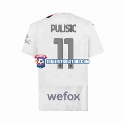 Camiseta 2ª AC Milan Christian Pulisic 11 Hombre 2023-2024 Manga Corta