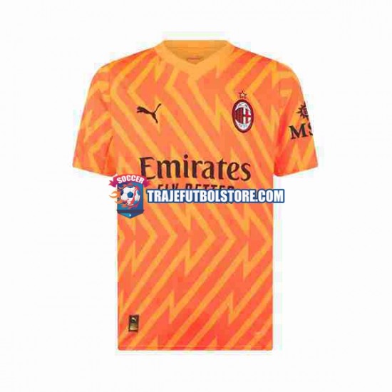 Camiseta 2ª AC Milan Portero Hombre 2023-2024 Manga Corta