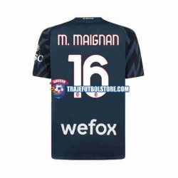 Camiseta 3ª AC Milan Mike Maignan 16 Portero Hombre 2023-2024 Manga Corta