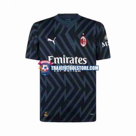 Camiseta 3ª AC Milan Mike Maignan 16 Portero Hombre 2023-2024 Manga Corta