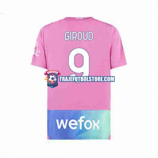 Camiseta 3ª AC Milan Olivier Giroud 9 Hombre 2023-2024 Manga Corta