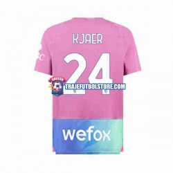 Camiseta 3ª AC Milan Simon Kjaer 24 Hombre 2023-2024 Manga Corta