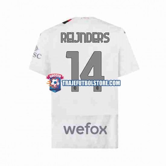 Camiseta 2ª AC Milan Tijjani Reijnders 14 Hombre 2023-2024 Manga Corta
