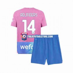 Camiseta 3ª AC Milan Tijjani Reijnders 14 Niño 2023-2024 Manga Corta