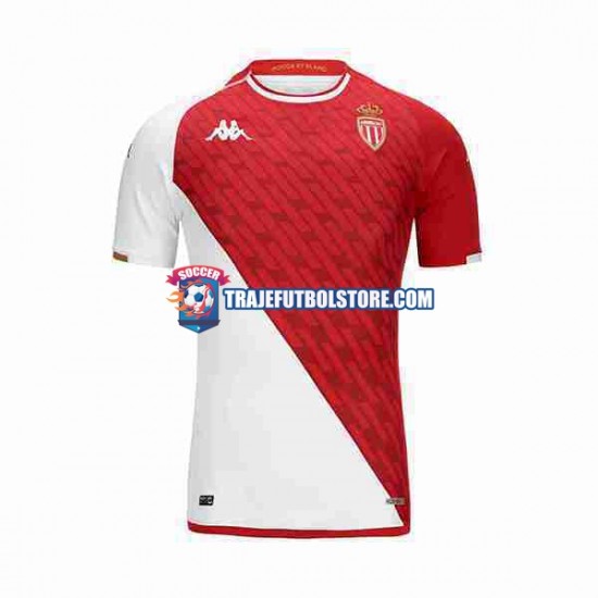 Camiseta 1ª AS Monaco Hombre 2023-2024 Manga Corta