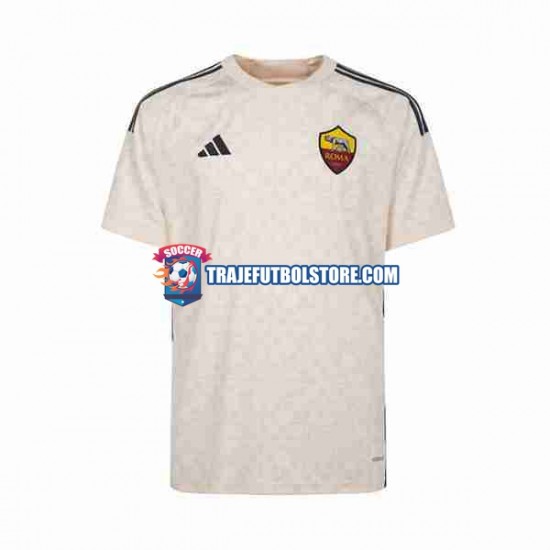 Camiseta 2ª AS Roma Hombre 2023-2024 Manga Corta