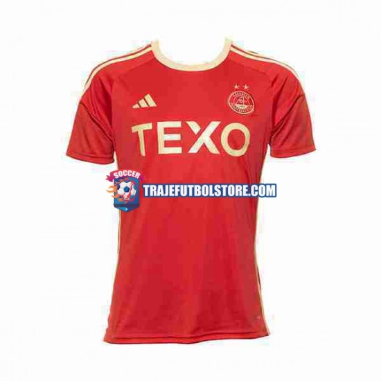 Camiseta 1ª Aberdeen Hombre 2023-2024 Manga Corta