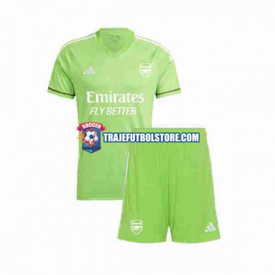 Camiseta 3ª Arsenal Portero Niño 2023-2024 Manga Corta